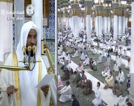 فيديو.. خطيب المسجد النبوي : اسألوا الله أن يرفع ما بقي من الوباء