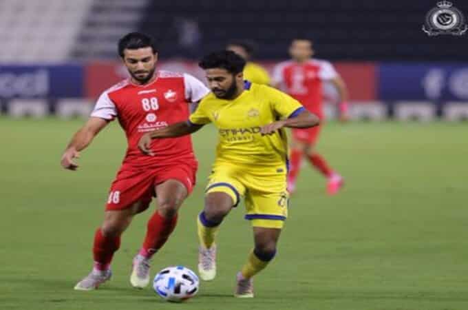 النصر يتعادل بهدف لمثله مع بيرسبوليس بالشوط الأول