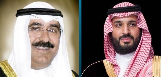 ولي العهد يتصل بالشيخ مشعل الأحمد مهنئًا باختياره وليًّا لعهد الكويت