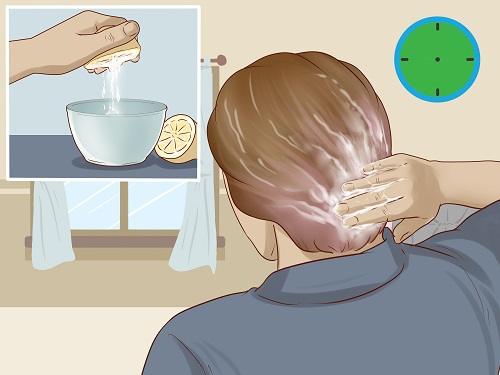 ازالة الصبغة السوداء من الشعر