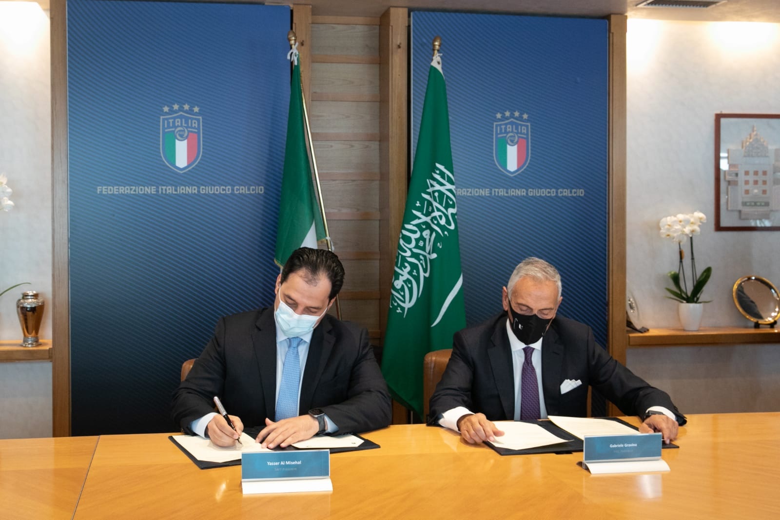 اتفاقية تعاون بين الاتحاد السعودي ونظيره الإيطالي
