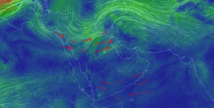 المسند: غداً دخول طالع الصرفة آخر نجوم سهيل وانصراف الحر عن المملكة