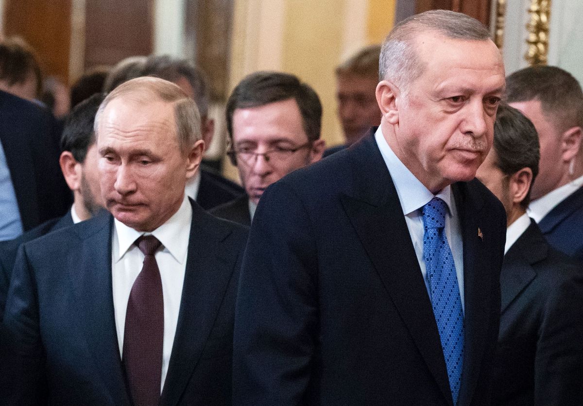 بوتين لأردوغان: قلق من تزايد المرتزقة الذين جلبتهم تركيا إلى كاراباخ