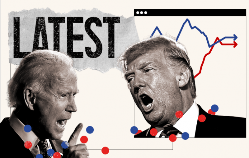 من المتقدم في الولايات المتأرجحة جو بايدن أم دونالد ترامب ؟