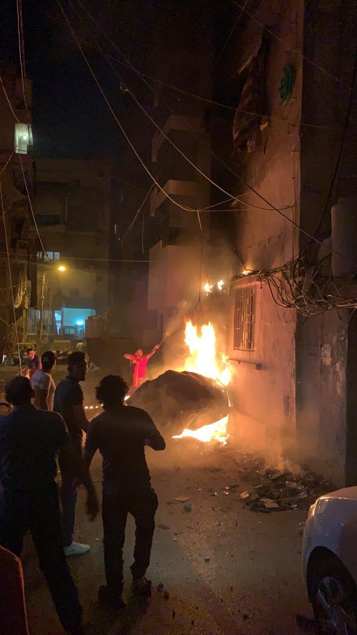 قتيلان وجرحى جراء انفجار خزان المازوت في بيروت