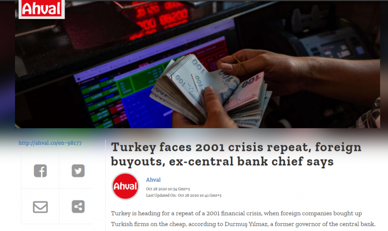 مسؤول تركي سابق تركيا تواجه خطر تكرار أزمة عام 2001 (2)