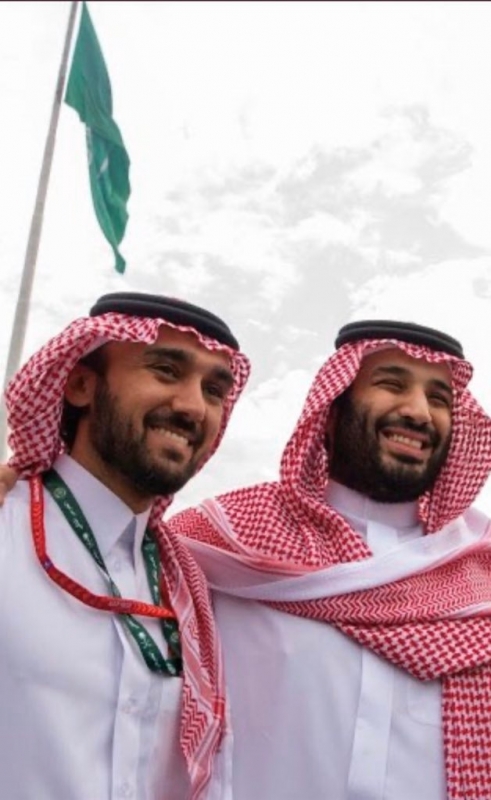 ولي العهد محمد بن سلمان ووزير الرياضة