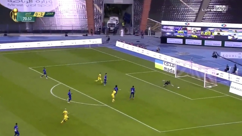 أيمن يحيى يهز شباك الهلال 2 أيمن يحيى