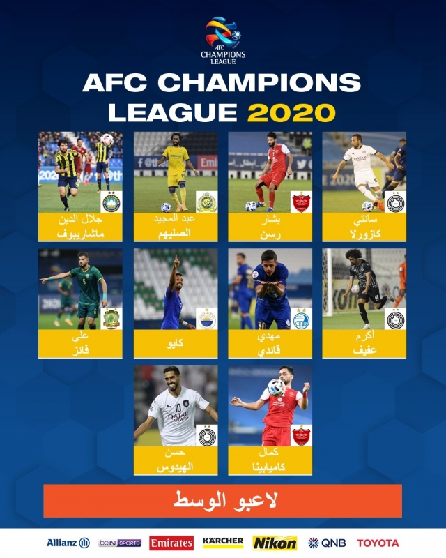 الصليهم يُنافس على أفضل لاعب وسط في آسيا 2020 2 عبدالمجيد الصليهم