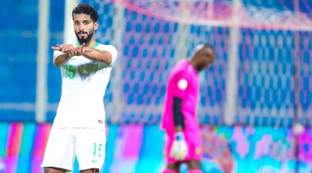 رقم تاريخي لـ صالح الشهري في أول مباراة له مع الأخضر