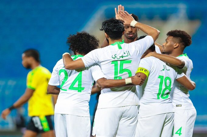 المنتخب السعودي يُنهي الشوط الأول بثنائية في جامايكا