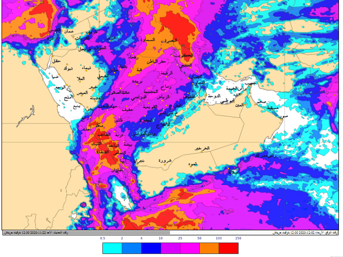 الحصيني يتوقع أمطاراً وسيولاً وبرداً نهاية الأسبوع