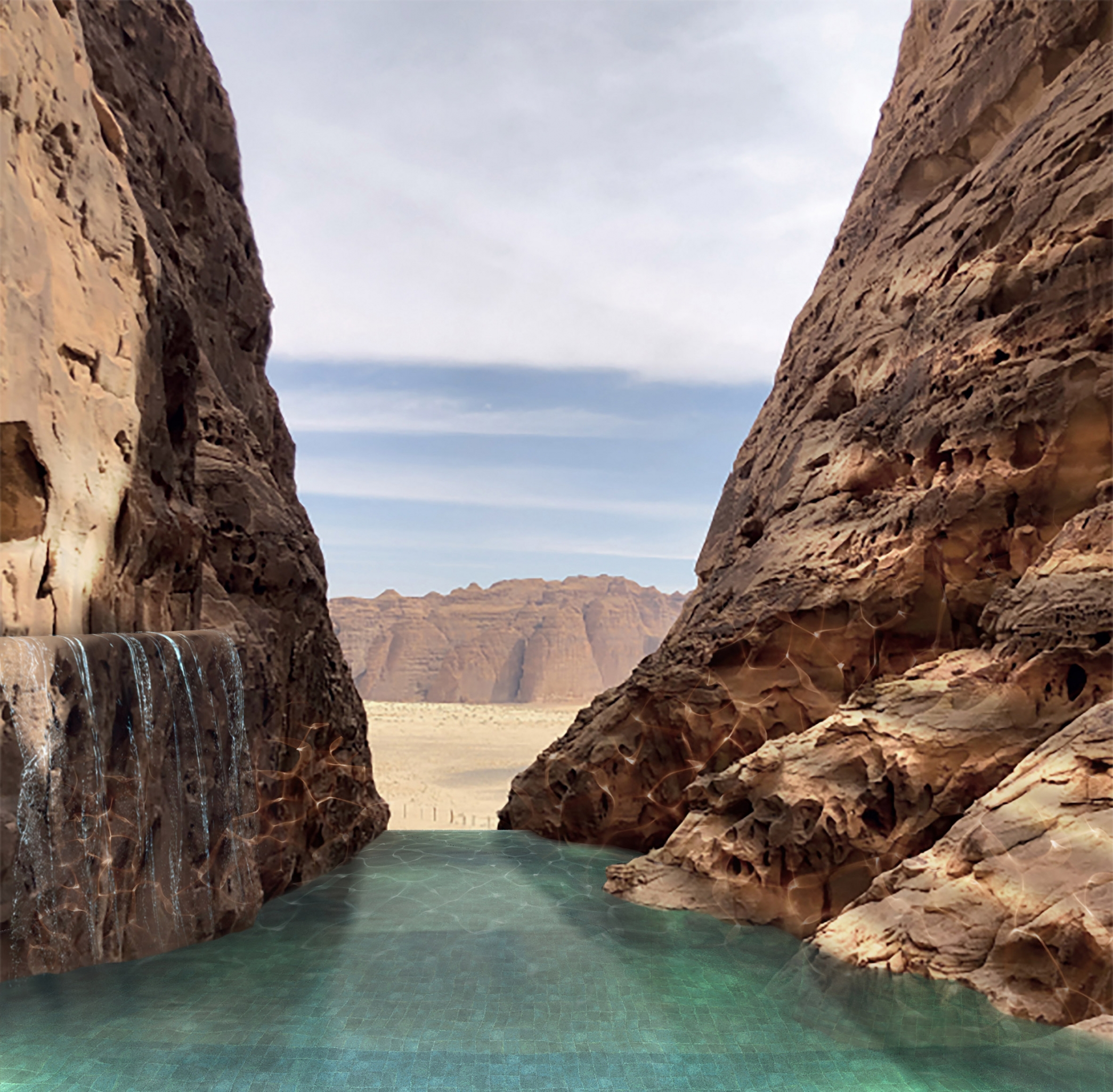 صور مدهشة.. تصميم منتجع عشار في صحراء العلا