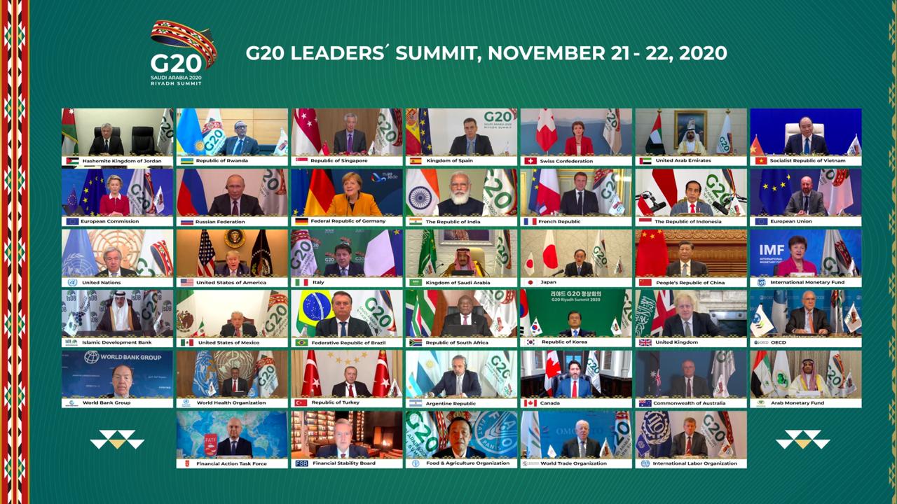 فيديو.. عدد من قادة مجموعة العشرين يحشدون لتطوير وتوزيع لقاحات وعلاجات كورونا