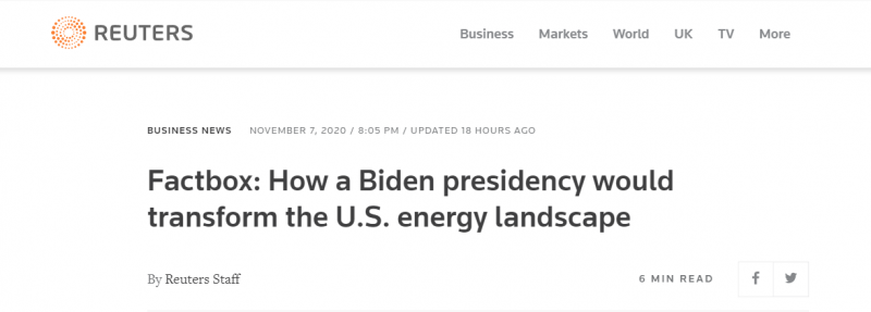 كيف ستحول رئاسة بايدن مشهد النفط والطاقة ؟