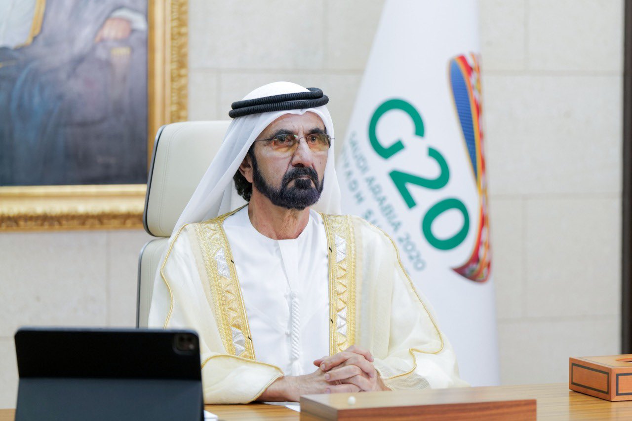 محمد بن راشد: قمة العشرين في السعودية المنصة الاقتصادية الأكبر عالميًا