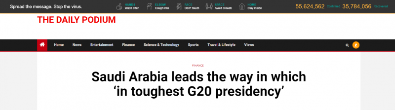 مسؤول روسي السعودية ترأس أصعب قمة لـ مجموعة العشرين G20