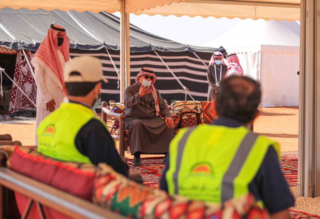 مهرجان الملك عبدالعزيز للإبل يزرع 6500 شجرة برية