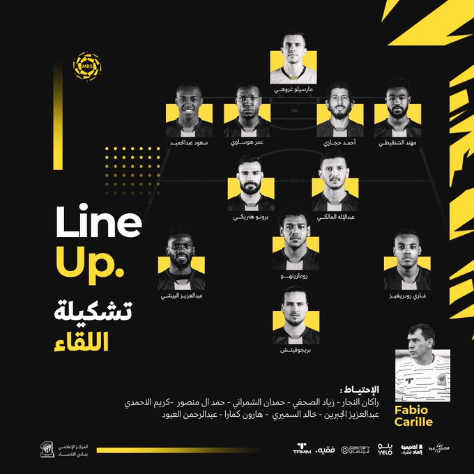 تشكيل مباراة الشباب ضد الاتحاد