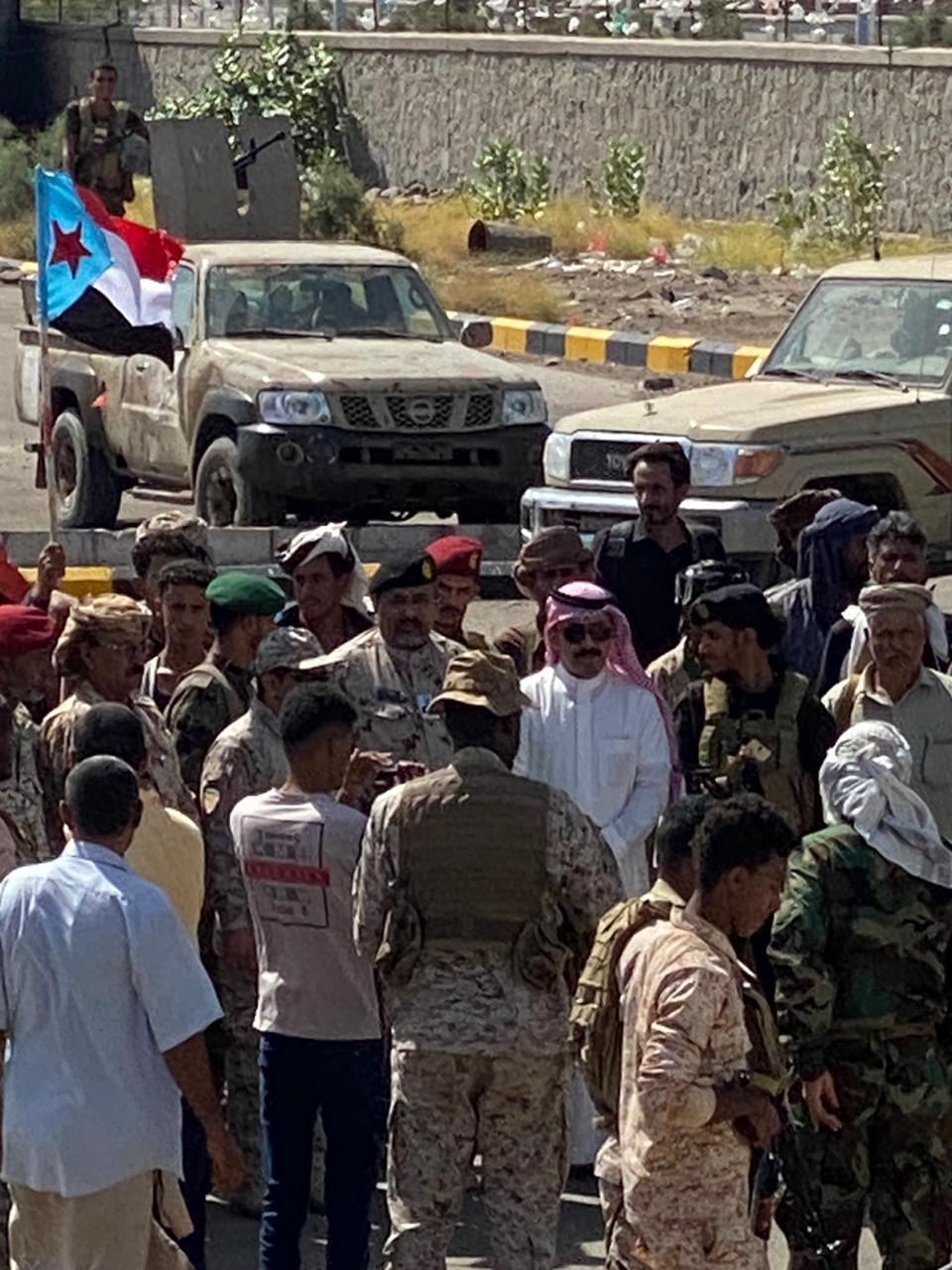 فيديو وصور لخروج قوات للمجلس الانتقالي الجنوبي من عدن