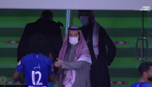 شاهد .. رد فعل رئيس الهلال بعد الخسارة