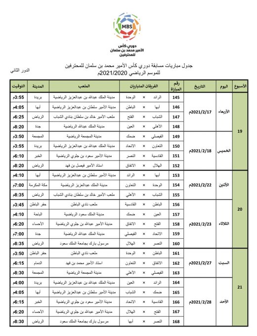 الدوري السعودي