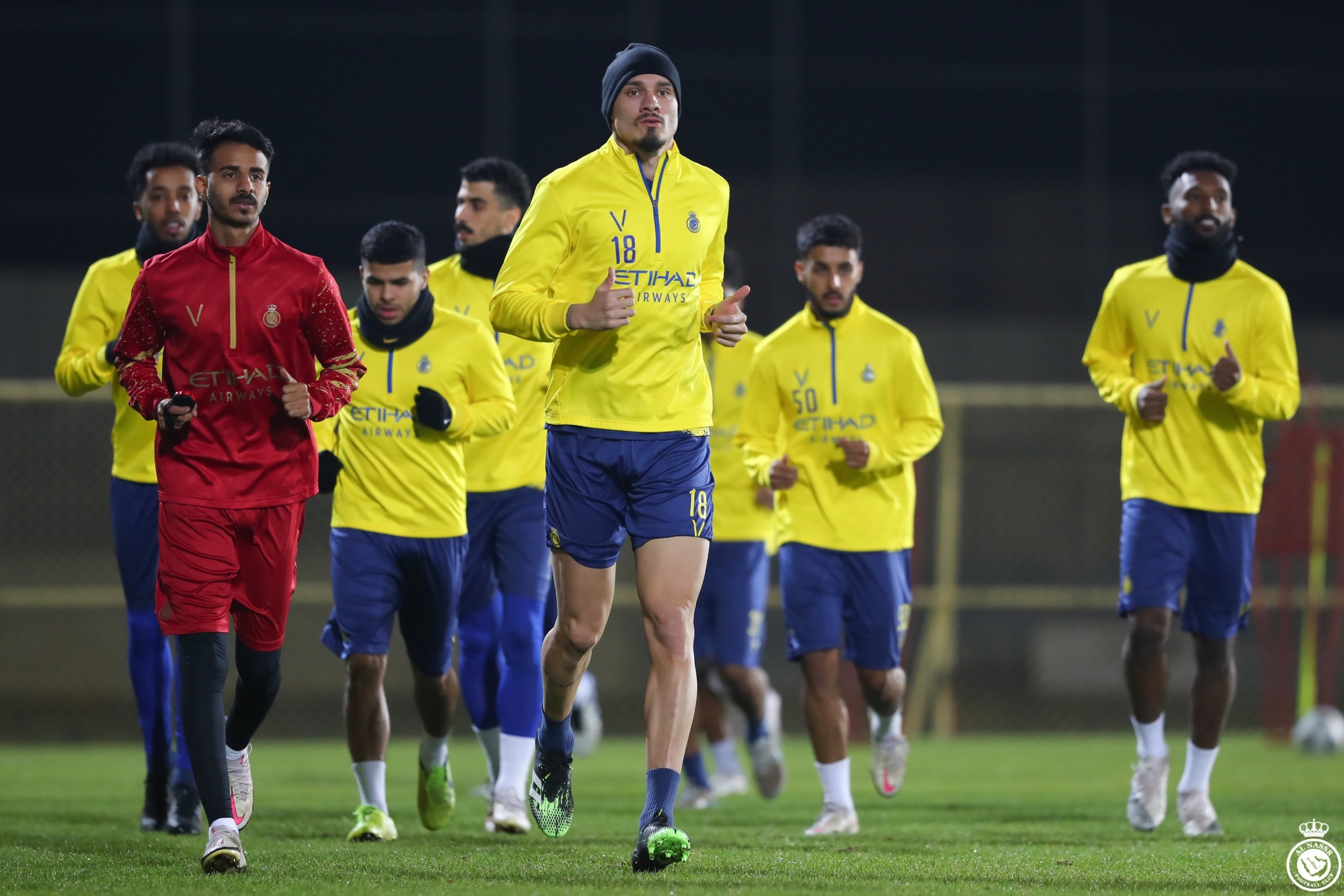 النصر يستعد لمواجهة الرائد في دوري محمد بن سلمان