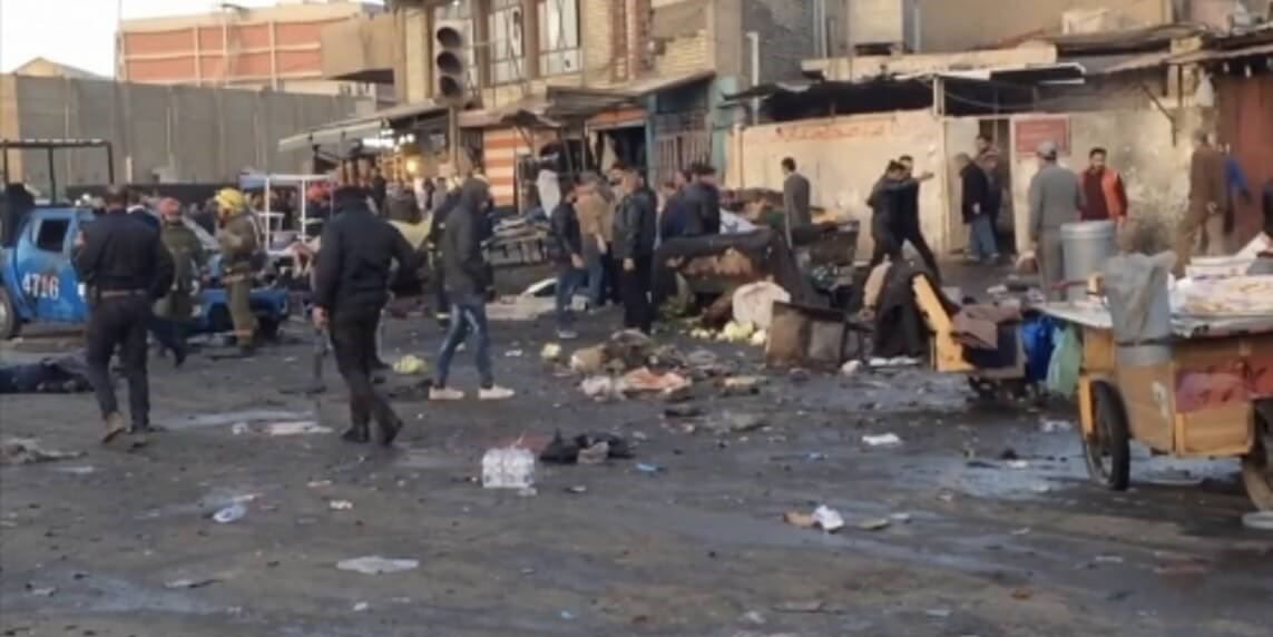 ارتفاع ضحايا تفجير بغداد المزدوج إلى 32 قتيلًا و110 جرحى