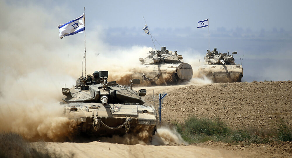 دبابات إسرائيلية تتجه إلى الجولان