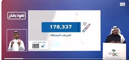 فيديو.. متحدث الصحة: تلقي 178,337 جرعة من لقاح كورونا