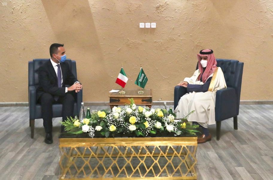 السعودية وإيطاليا توقعان مشروع مذكرة تفاهم للحوار الإستراتيجي بين البلدين