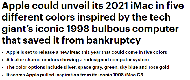 ما هو جهاز iMac 2021 الجديد من أبل؟