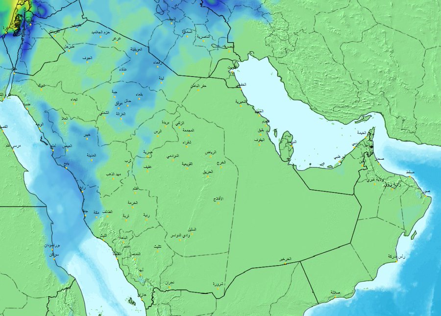 الحصيني: منخفض عملاق في الأفق مع بداية حالة مطرية جديدة