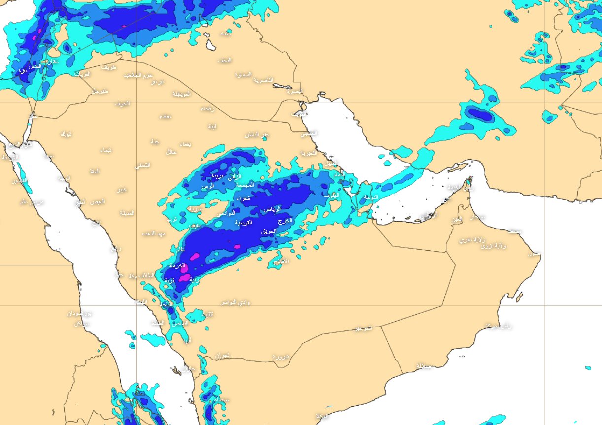 الحصيني : الأمطار مستمرة مصحوبة بزخات البرد 24 ساعة