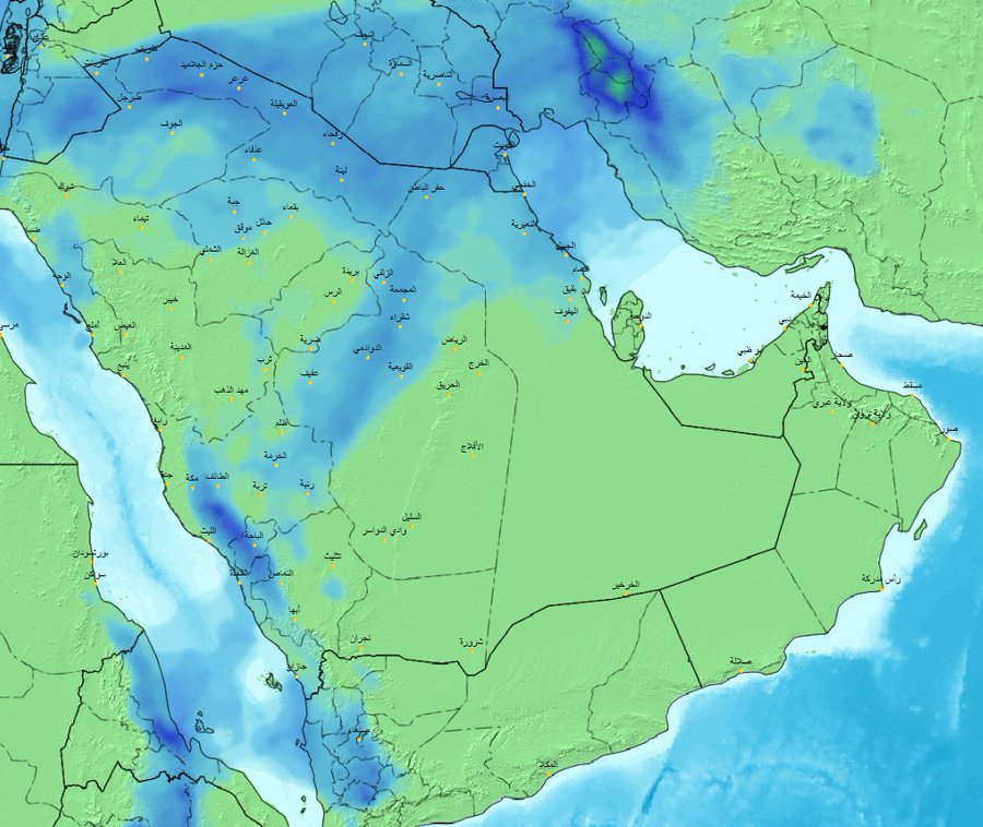 الحصيني: حالة ممطرة وتساقط لحبات البرد خلال ساعات