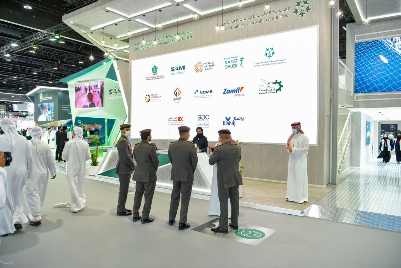 إقبال دولي على الجناح السعودي في معرض آيدكس 2021