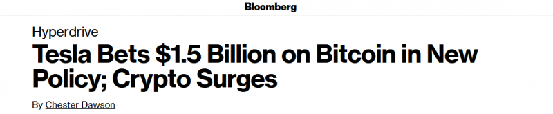 تيسلا تستثمر 1.5 مليار دولار في البيتكوين (1)