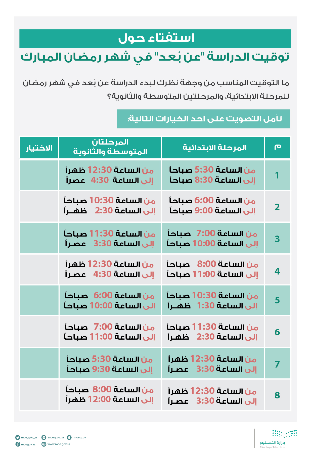 وزارة التعليم