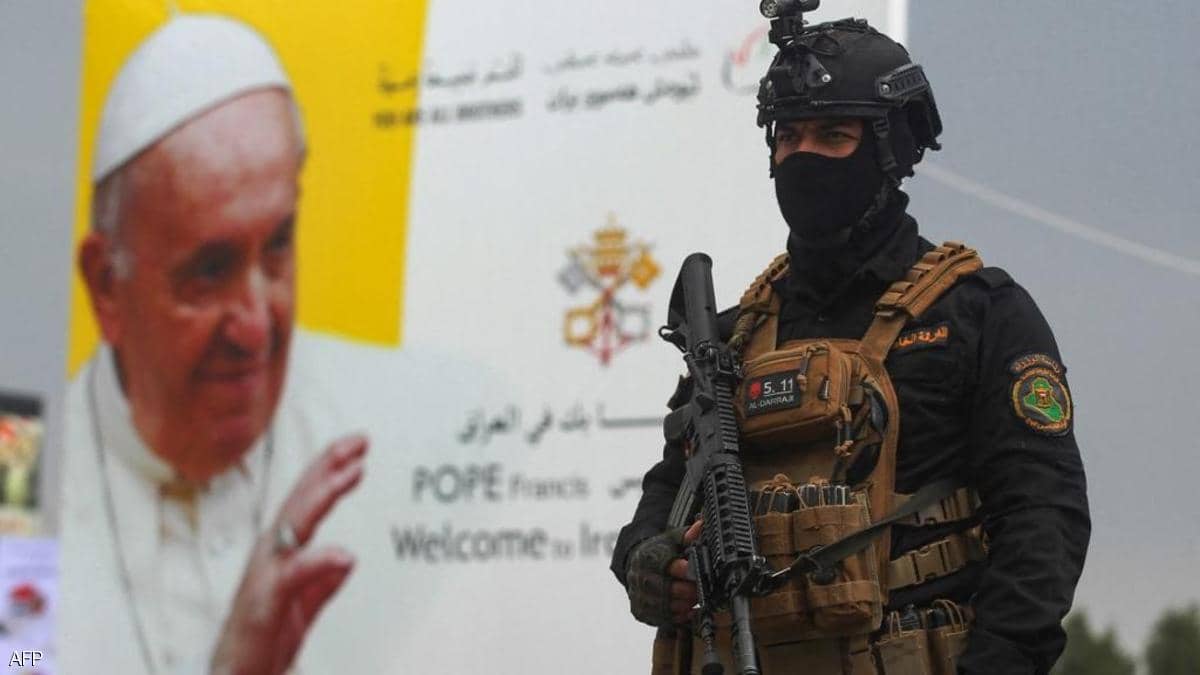الخطة الأمنية لاستقبال بابا الفاتيكان في العراق