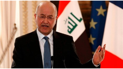 الرئيس العراقي: إنهاء تواجد القوات الأجنبية القتالية