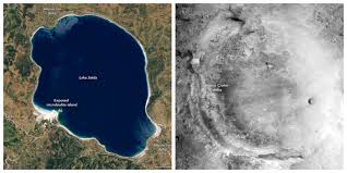 دليل الحياة على المريخ يوجد على بحيرة في الأرض !
