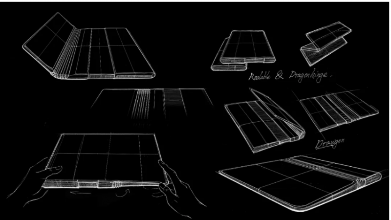 شركة صينية تطور هاتفًا قابلًا للطي واللف أيضًا