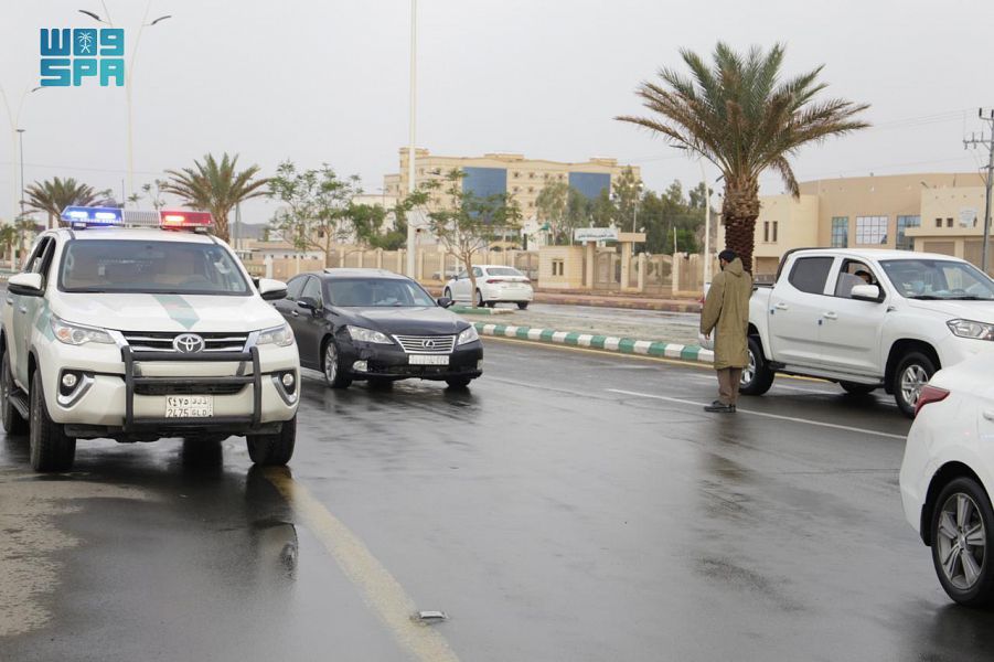 رجال المرور في الباحة