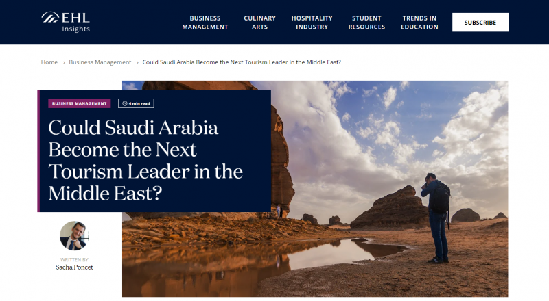 هكذا تغير السعودية مفهوم السياحة في الشرق الأوسط