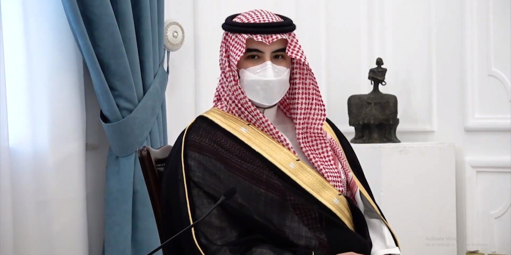Ø®Ø§Ù„Ø¯ Ø¨Ù† Ø³Ù„Ù…Ø§Ù† ÙÙŠ Ø§Ù„Ø¹Ø±Ø§Ù‚ Ù„Ø¨Ø­Ø« Ø§Ù„ØªØ¹Ø§ÙˆÙ† Ø§Ù„Ø«Ù†Ø§Ø¦ÙŠ Ù…Ø¹ Ø§Ù„Ø±Ø¦ÙŠØ³ Ø¨Ø±Ù‡Ù… ØµØ§Ù„Ø­ ØµØ­ÙŠÙØ© Ø§Ù„Ù…ÙˆØ§Ø·Ù† Ø§Ù„Ø¥Ù„ÙƒØªØ±ÙˆÙ†ÙŠØ©