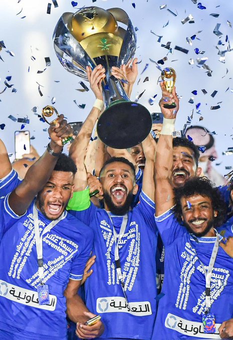 احتفال الهلال بـ الدوري