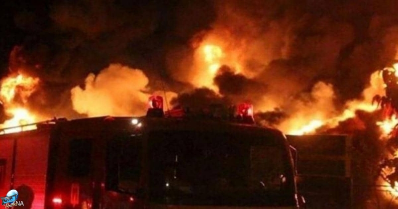 إيران تشهد اندلاع حريق كبير في مدينة قم (2)