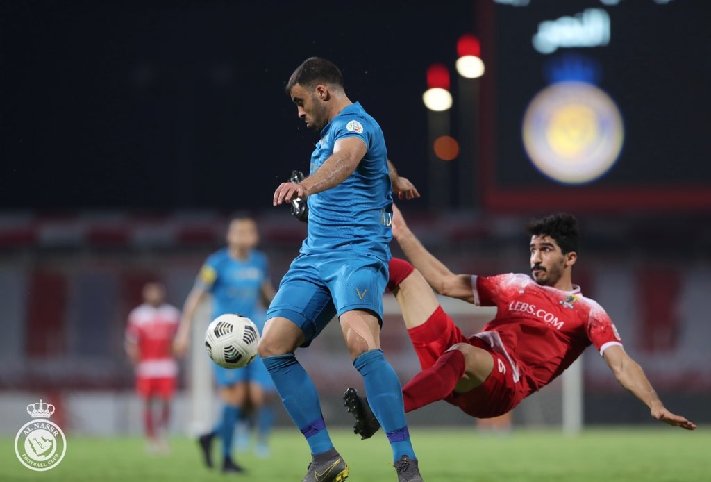 حمدالله ينقذ النصر ضد الوحدة بدوري محمد بن سلمان