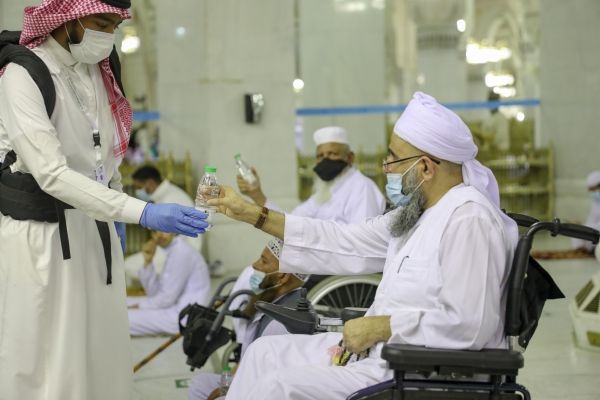 مصليات ومداخل خاصة لذوي الإعاقة في المسجد الحرام ليلة ختم القرآن