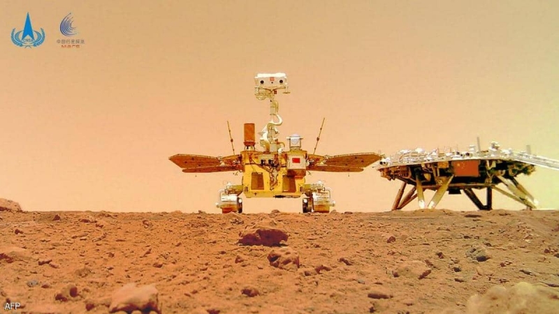 الصين ترفع علمها على المريخ وتترك بصمتها (2)